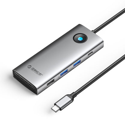 ORICO PW11-8PC Type-C / USB-C 8-in-1 5Gbps Multifunction Docking Station(Dark Gray) by ORICO