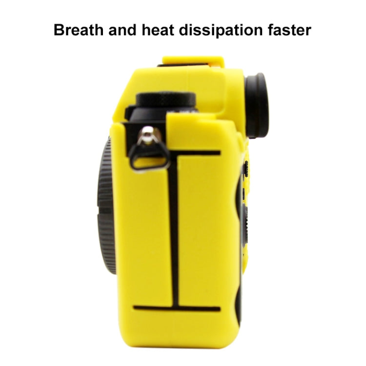 PULUZ Soft Silicone Protective Case for Sony ILCE-9M2/ Alpha 9 II / A92(Yellow) by PULUZ