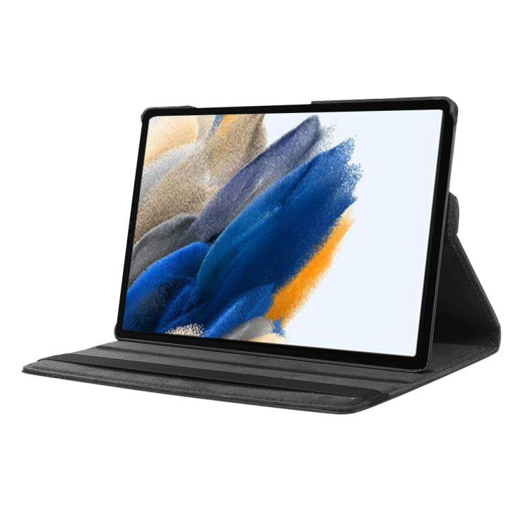 For Samsung Galaxy Tab A8 10.5 2021 X200/X205 ENKAY 360 Degree Rotation Litchi Leather Smart Case(Rose Red) by ENKAY