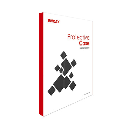 For Xiaomi Redmi Pad 10.61 inch ENKAY Tri-fold Custer Texture Leather Stand Smart Case(Grey) by ENKAY