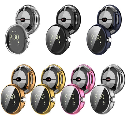 For Google Pixel Watch Shockproof TPU Protective Watch Case(Blue) by bashfashion