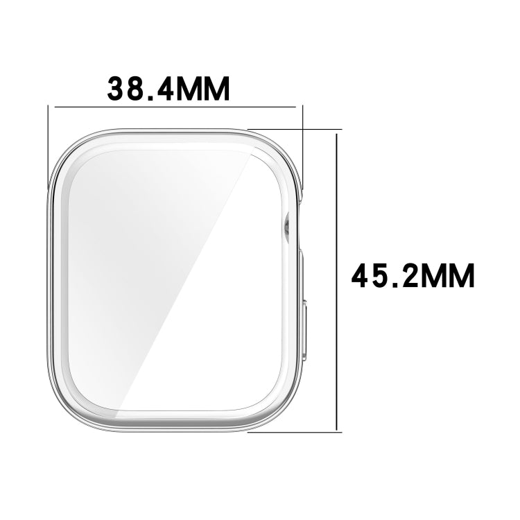 For Huawei Watch Fit 3 Full Coverage TPU Electroplated Watch Protective Case(Rose Gold) by bashfashion