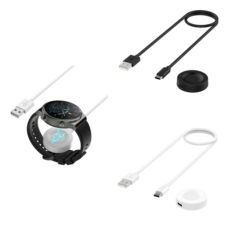 For Huawei Watch GT5 Pro 42mm USB Interface Split Type Smart Watch Charging Cable, Length: 1m(White) by bashfashion