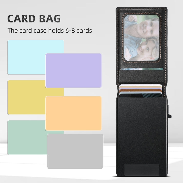 For Google Pixel 6 Suteni H19 Oil Wax 2-in-1 MagSafe Removable Card Box Back Phone Case(Black) by Suteni