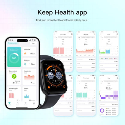 Q23 Pro 1.83 inch Color Screen IP68 Waterproof Bluetooth Call Smart Watch, Support Health Monitoring(White) by bashfashion