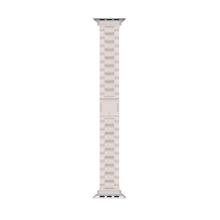 For Apple Watch 42mm / 41mm / 40mm / 38mm Candy Three-bead Magnetic Buckle PC Watch Band(Starlight Color) by bashfashion
