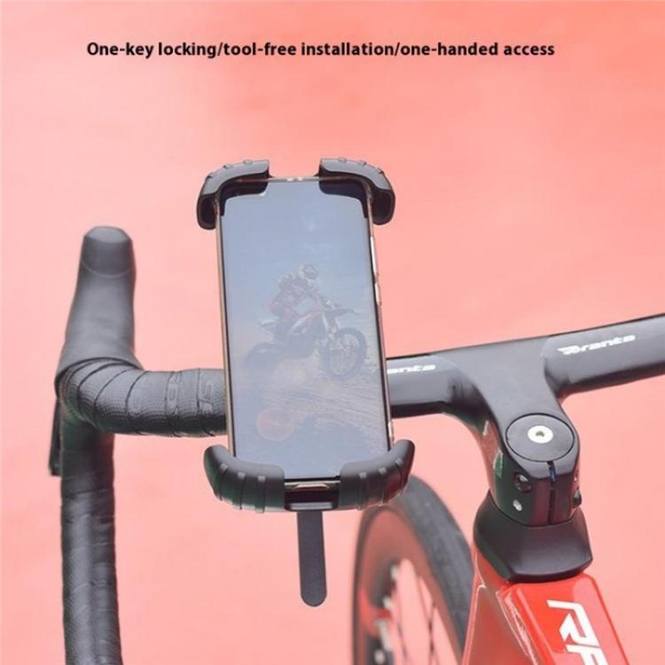 Z012 360 Degree Rotation Motorcycle Bicycle Handlebar Rearview Mirror Phone Mount(Handlebar) by bashfashion