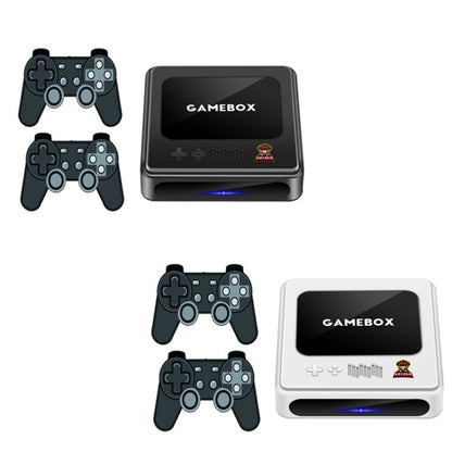 GD10 64G Built-In 30000+ Games Dual System Set-Top Box 3D Home 4K HD TV Game Console Box EU Plug(White) by ANBERNIC