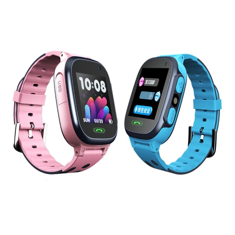 A111-Z1 Children Smart Positioning Plug-In Cartoon Call For Help Multi-Function Watch Phone(Blue) by bashfashion