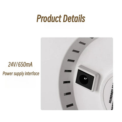 UFO Water Drop Aromatherapy Humidifier Desktop Remote Control Diffuser, Plug: UK Plug(Wood Grain) by bashfashion