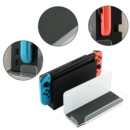 Game Console Wall Storage Bracket Game Console Accessories Storage Rack For Nintendo Switch(Transparent) by bashfashion