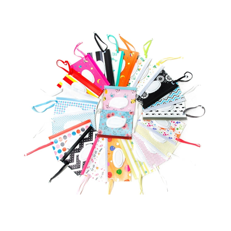 Baby EVA Wet Wipes Bag Portable Flip Removable Sanitary Wet Wipes Bag(Floating Object) by bashfashion