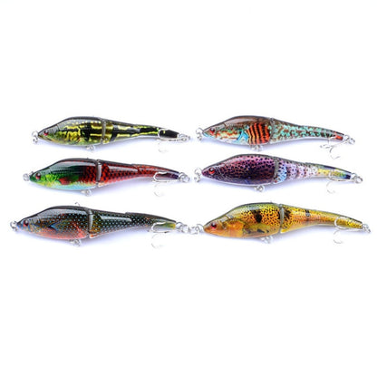 LB22 9.5cm/8.9g Multi-section VIB Plastic Hard Lures Painted Bionic Lures(1) by bashfashion