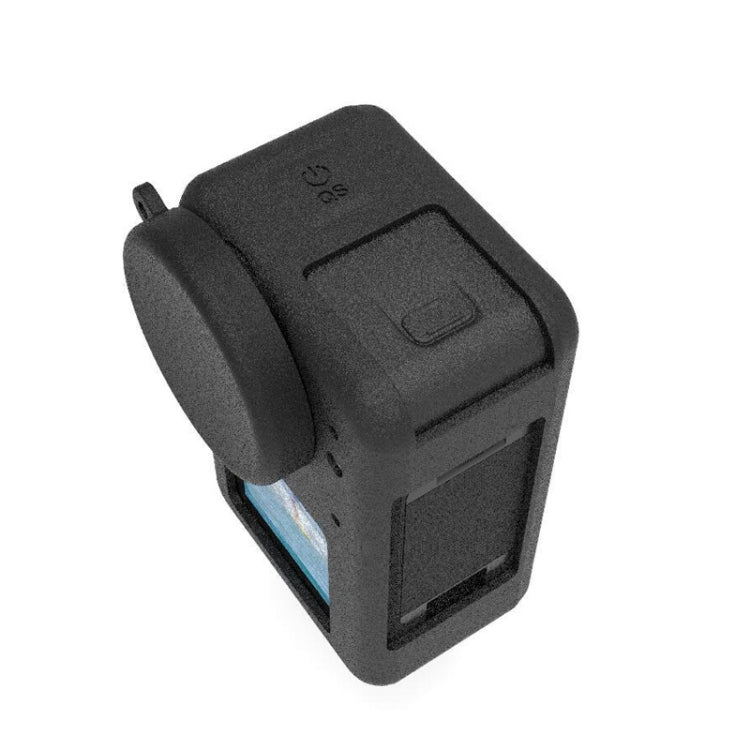 For DJI Osmo Action 3 Silicone Protective Case Lens Cap(Blue) by bashfashion