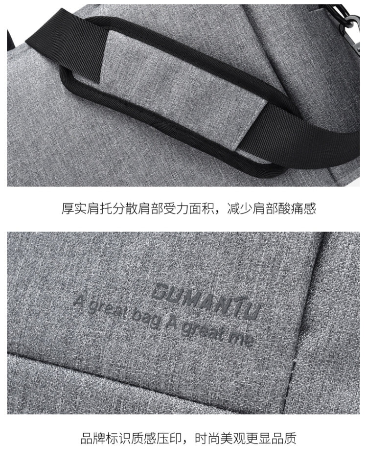 OUMANTU 020 Event Computer Bag Oxford Cloth Laptop Computer Backpack, Size: 13 inch(Dark Gray) by OUMANTU