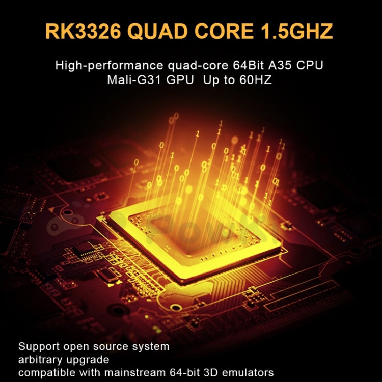 POWKIDDY RGB20S 3.5-Inch IPS Screen Retro Open Source Handheld Game Console 16GB+64GB 15,000 Games(Black) by bashfashion