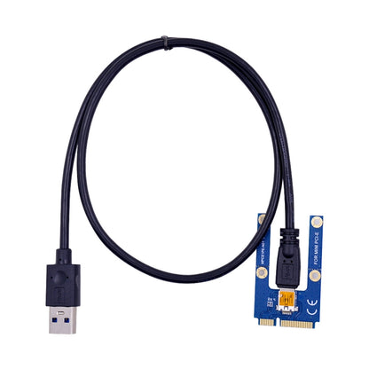 PCE164P-N03 VER006C Mini PCI-E 1X To 16X Riser For Laptop External Image Card, Spec: Blackboard 4pin by bashfashion