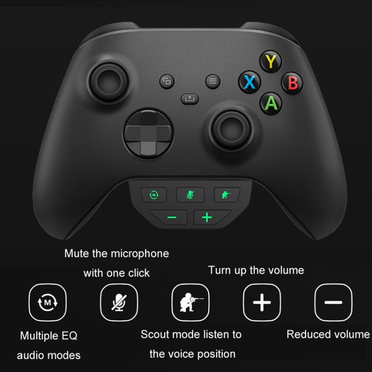 Iplay For XBOX ONE S/XBOX Series X Headphone Audio Adapter(Black) by iplay