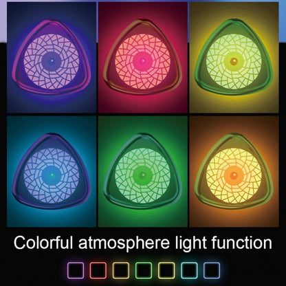 Silent USB Plug-In Silver Ion Purifying Humidifier Household Night Light Atomizer, Color: White by bashfashion