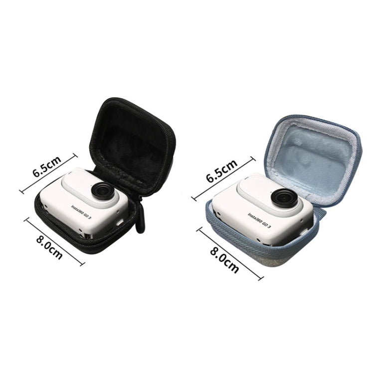 For Insta360 GO 3 Mini Body Bag Portable Storage Bag With Carabiner(Gray) by bashfashion