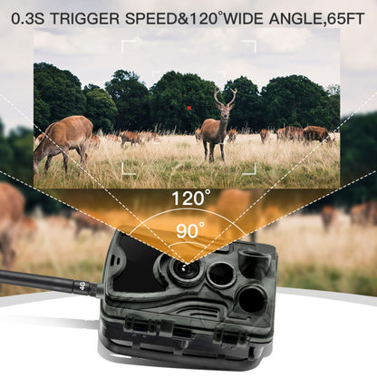 HC-801Pro 4K 4G Outdoor Hunting Camera App Remote Mobile Phone Control To View Photos And Video At Any Time, AU Plug by bashfashion