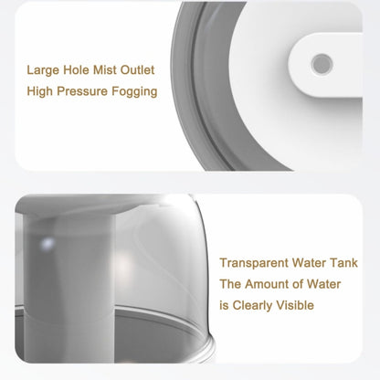 4L Wireless Humidifier USB Oil Diffuser with Night Light(White) by bashfashion