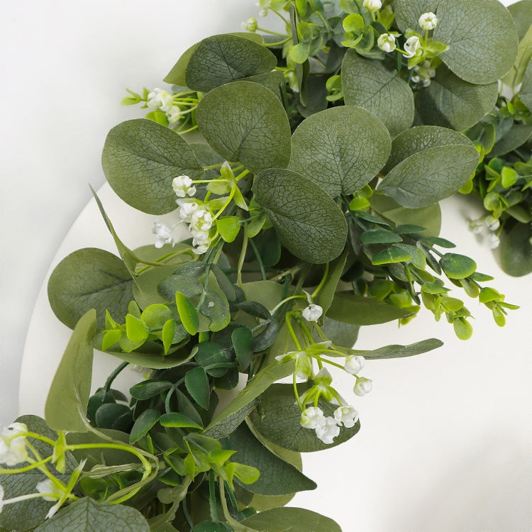 180cm Simulation Greenery Eucalyptus Ivy Leaf Rattan Hanging Fake Flower Decoration Rattan, Style: D Model by bashfashion