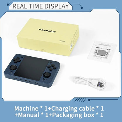 POWKIDDY RGB30 4 Inch IPS Screen Handheld Game Console Built In WIFI＋Bluetooth 16GB+128GB(White) by POWKIDDY