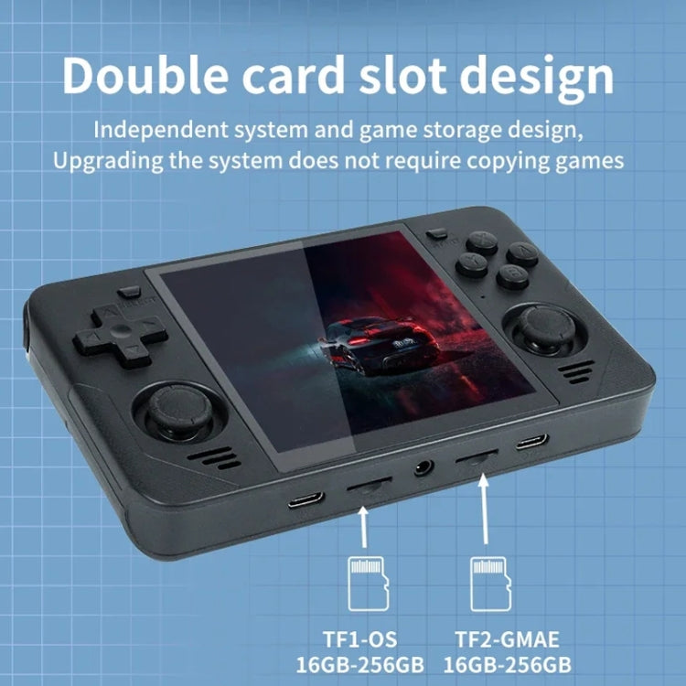 POWKIDDY RGB30 4 Inch IPS Screen Handheld Game Console Built In WIFI＋Bluetooth 16GB+256GB(Blue) by POWKIDDY