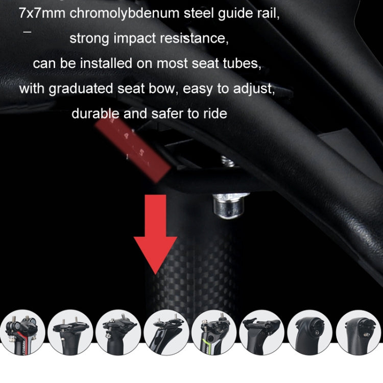 TOSEEK Bicycle Wide Seat Cushion Shock Absorption Comfortable Saddle, Color: Green by TOSEEK