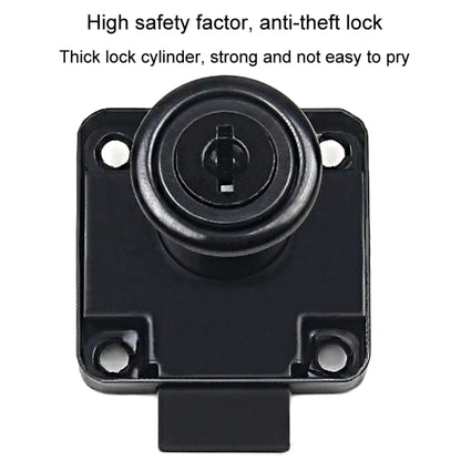 Drawer Lock Furniture Closet Door Office Filing Cabinet Lock, Model: 136-22(Black Folding Key) by bashfashion