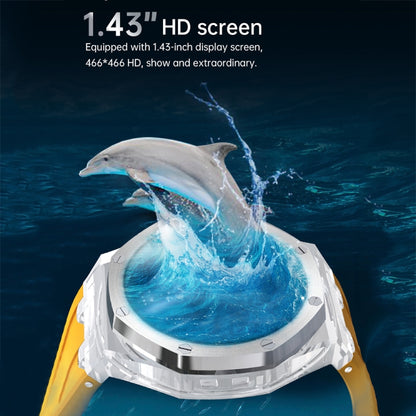 WS-37 1.43-Inch AMOLED IP67 Waterproof Health Monitoring Bluetooth Call Smart Watch(Blue) by bashfashion