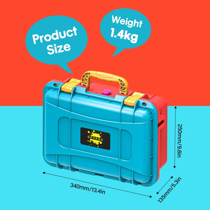 DEVASO For Switch / OLED IP67 Waterproof Storage Case Hardshell Bag, Color: Black White+Shoulder Strap by DEVASO