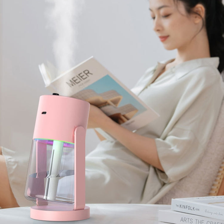 280ml Star Projection Light Humidifier USB Car Diffuser Humidifier Household Hydrating Atomizer, Color: Rotating White by bashfashion
