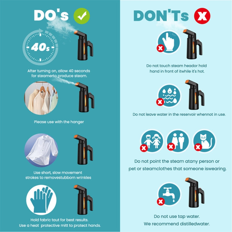 GY-168 Portable Handheld Hanging Iron Wet And Dry Dual-Use Electric Iron, Spec: UK Plug by bashfashion