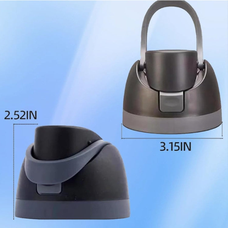 Replacement Lid for Owala Freesi Cup No Leakage One Button Open With Carry Loop(White) by bashfashion