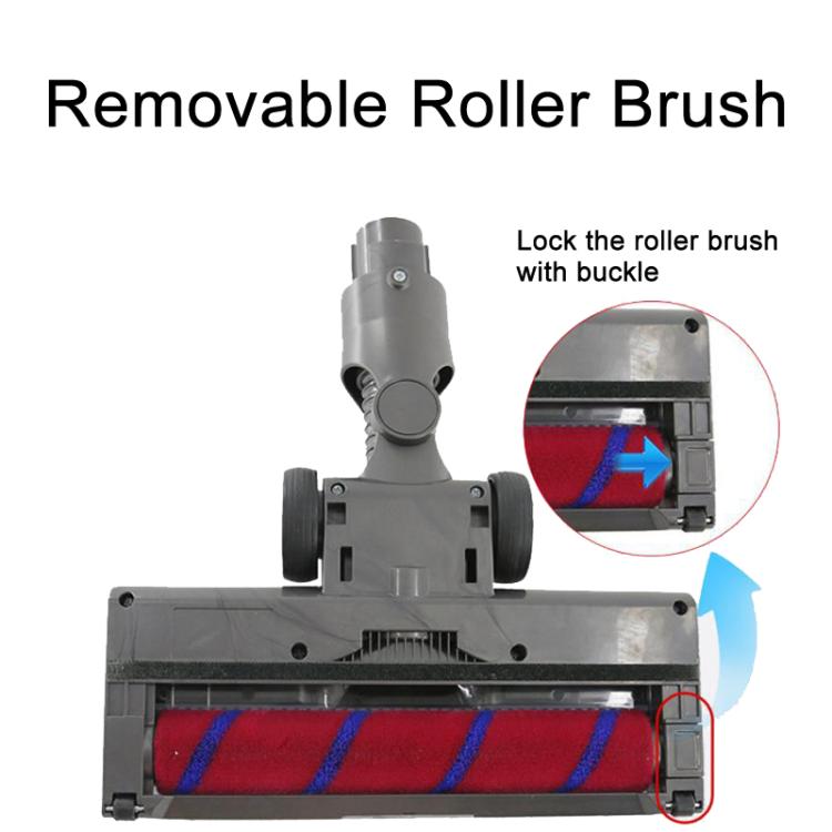 For Dyson V7 / V8 / V10 / V11 Vacuum Cleaner Floor Brush Head With LED Light 03B Roller Carpet by bashfashion