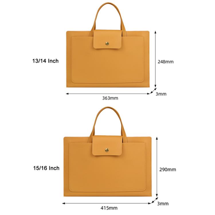 Laptop Computer Handbag For Ipad Macbook Lenovo Huawei Computer Inner Bag Briefcase, Spec: 15/16 inch(Pink) by bashfashion