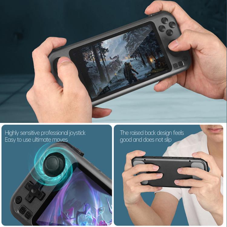 CB408 4.7-inch Touch Screen Handheld Game Console Supports WiFi Android 11 +Linux System 128G(Blue) by bashfashion