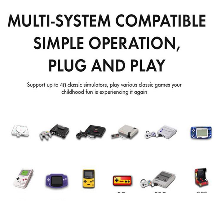 M10 Pro 4K TV Game Player 3D HD Retro Video Game Console 128G With Wired Controller by bashfashion