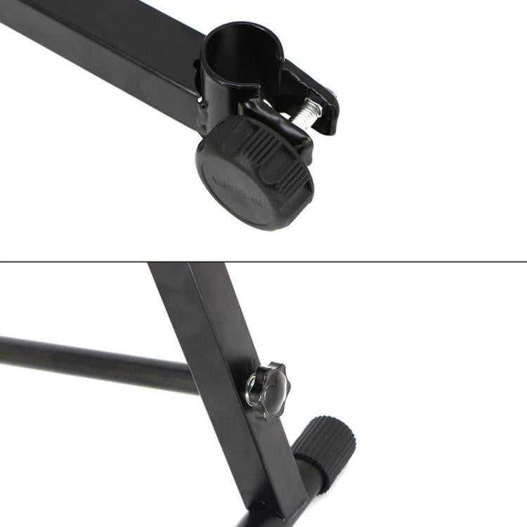 Electronic Piano Raised Stand Piano Keyboard Universal Double Layer Raised Stand Musical Instrument Accessories(Black) by bashfashion