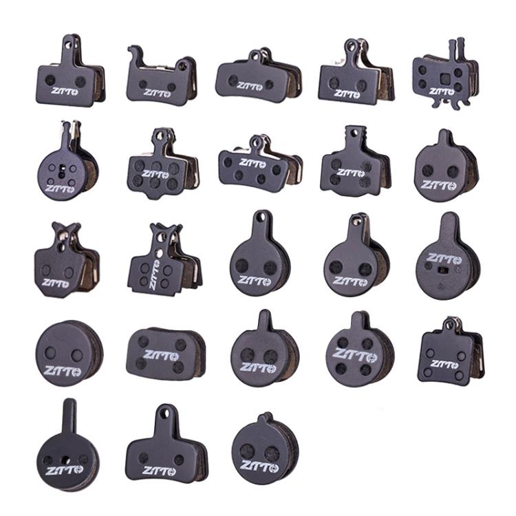 2pairs ZTTO Bicycle Disc Braking Pads Mountain Bike Semi-Metallic Resin Brake Pads, Model: MS-07C With Hole by ZTTO