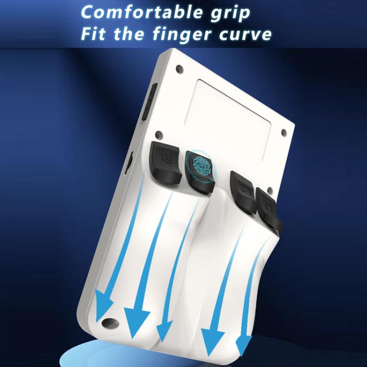 Portable Open Source GBA/FC Arcade Handheld Game Console, Size: 64G(White) by bashfashion