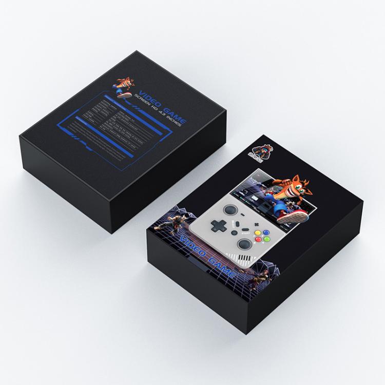 R43 Pro Handheld Game Console 4K HD 4.3-Inch Screen Home Portable Video Game Player, Spec: Gray 128G by bashfashion