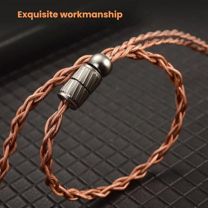 CVJ VS400 Interchangeable Audio Plug Oxygen-Free Copper Headphone Upgrade Cable, Style: 4.4mm S Pin by CVJ